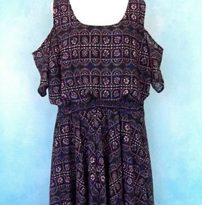 Jennifer Lauren Cold Shoulder Dress Size 2X